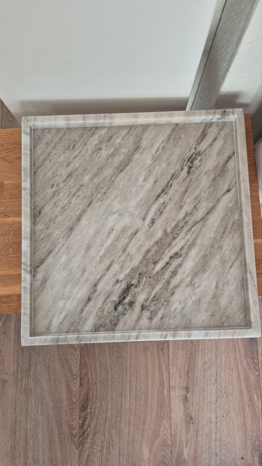 marmeren plaat, Ophalen, Decoratieve rand, Natuurlijk materiaal, Vierkant