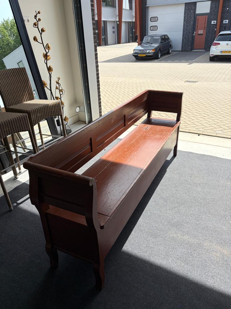 Houten bank, Ophalen of Verzenden, Zo goed als nieuw, Hout