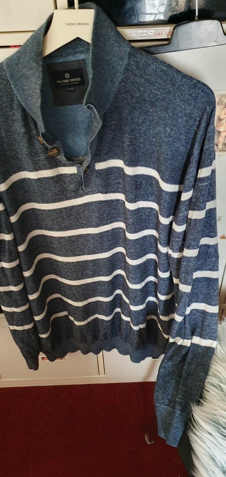 fellows united hele mooie trui mt 4xl, Verzenden, Nieuw, Overige maten, Blauw