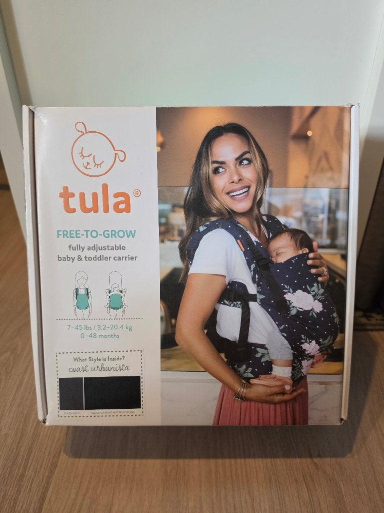 Tula Free-to-Grow Draagzak - Coast Urbanista, Kinderen en Baby's, Buik of Rug, Nieuw, Draagzak, Ophalen