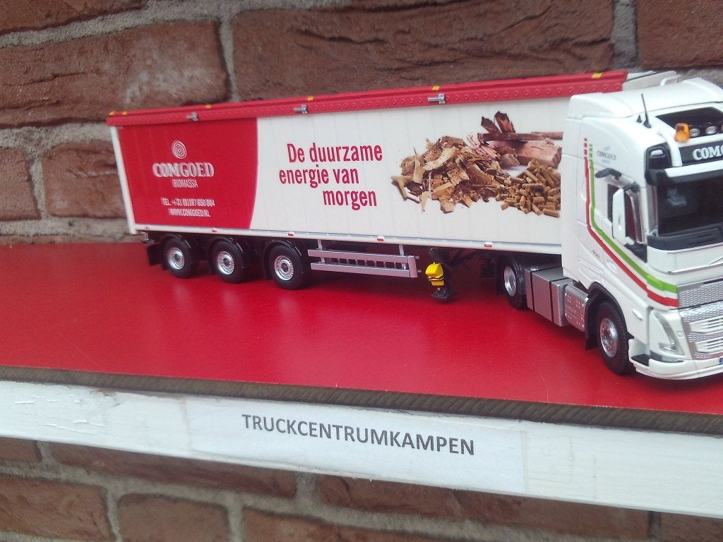Tekno  Volvo  FH4  met  Cargofloor  van  Comgoed., Hobby en Vrije tijd, Modelauto's | 1:50, Ophalen of Verzenden, Nieuw, Bus of Vrachtwagen