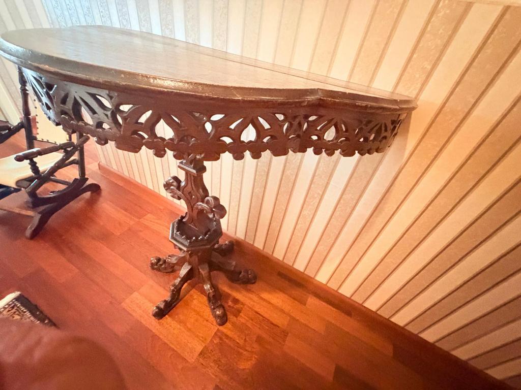 Wandtafel/ console/ sidetabel/haltafel, Ophalen