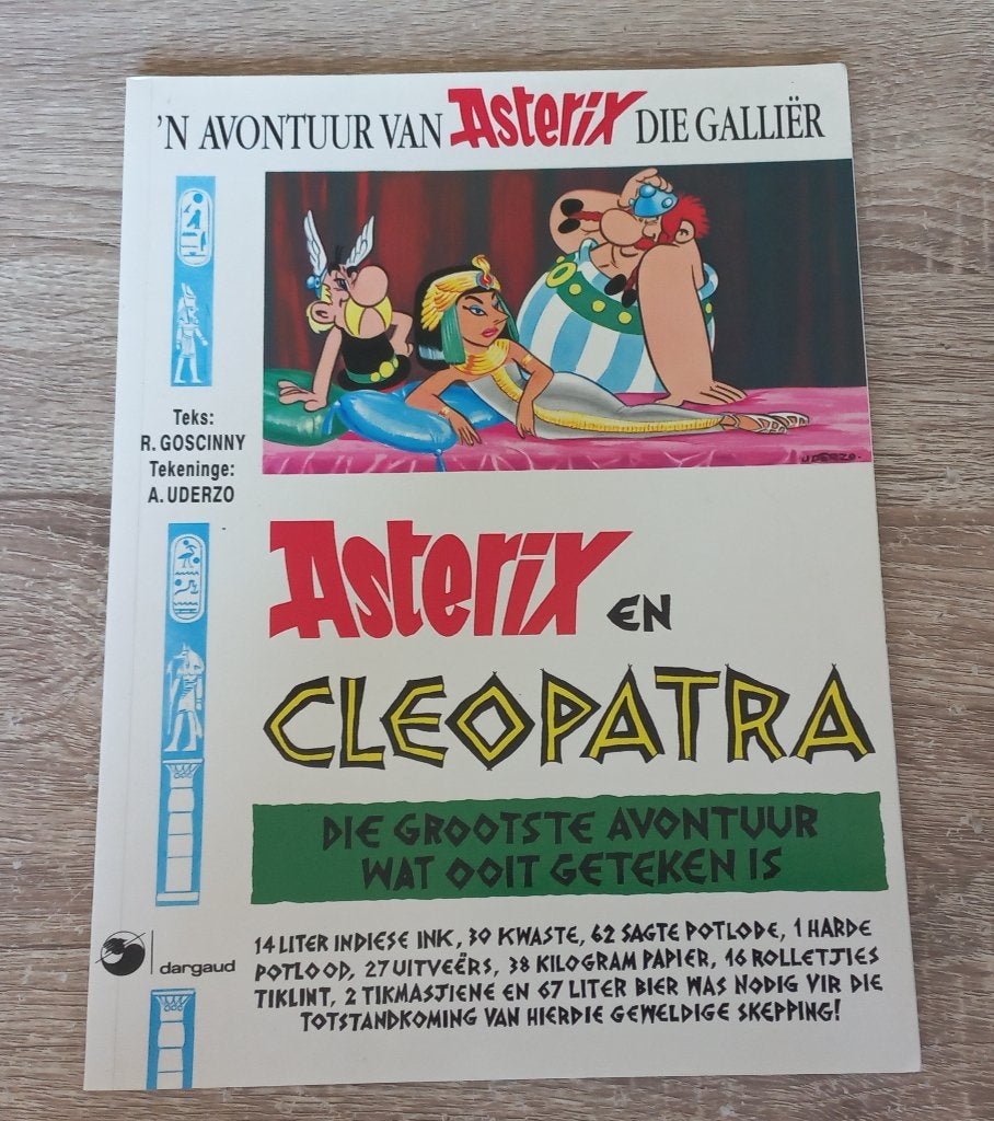 Asterix en Cleopatra (Afrikaans), Eén stripboek, Ophalen of Verzenden, Zo goed als nieuw, Goscinny & Uderzo