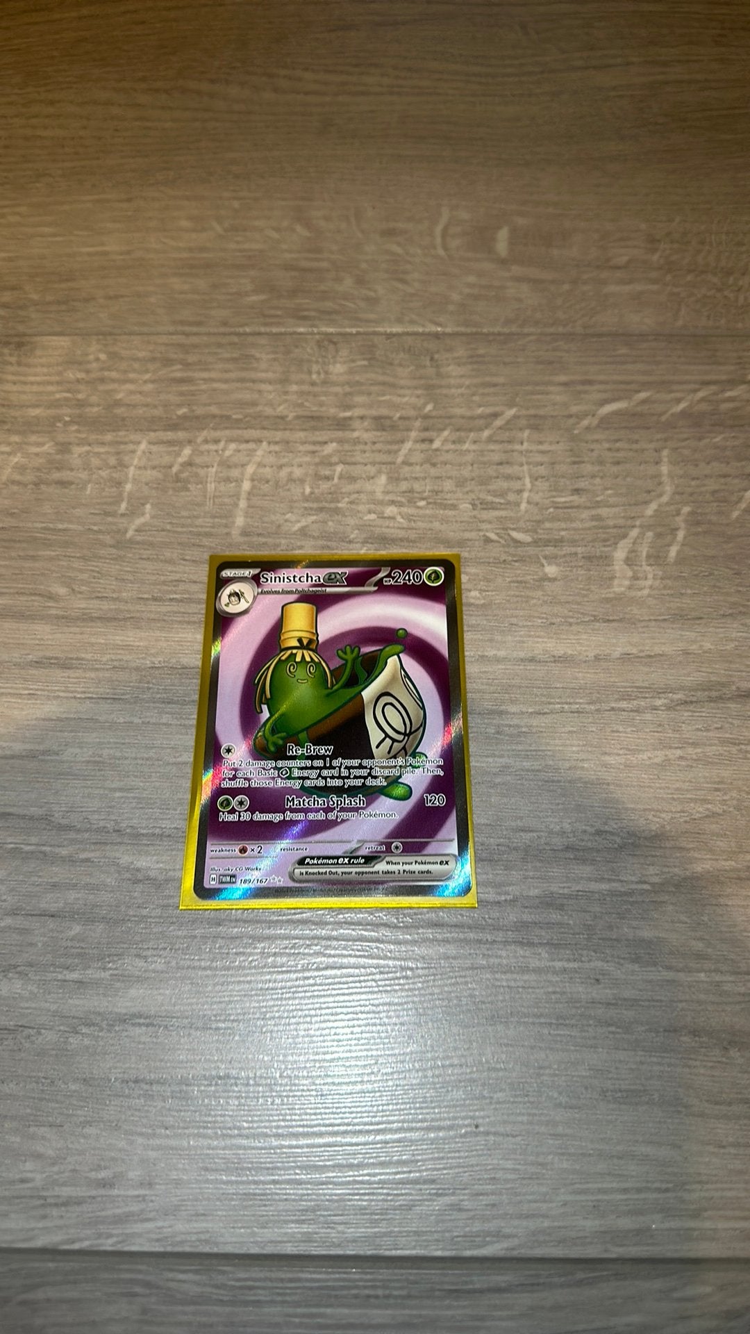 Sinistcha EX 189/167 - Twilight Masquerade, Ophalen of Verzenden, Zo goed als nieuw