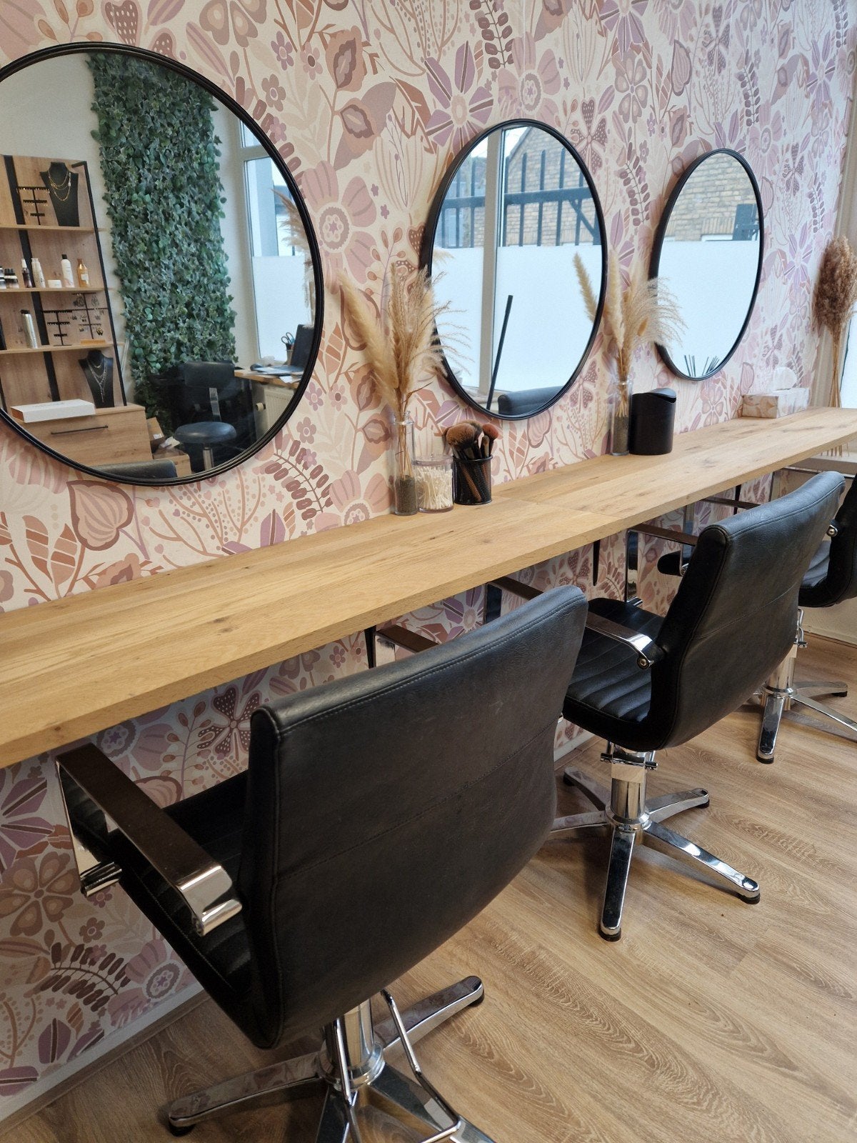 Kappersstoel met hydraulische pomp, Huis en Inrichting, Stoelen, Ophalen, Gebruikt, Onbekend, Onbekend
