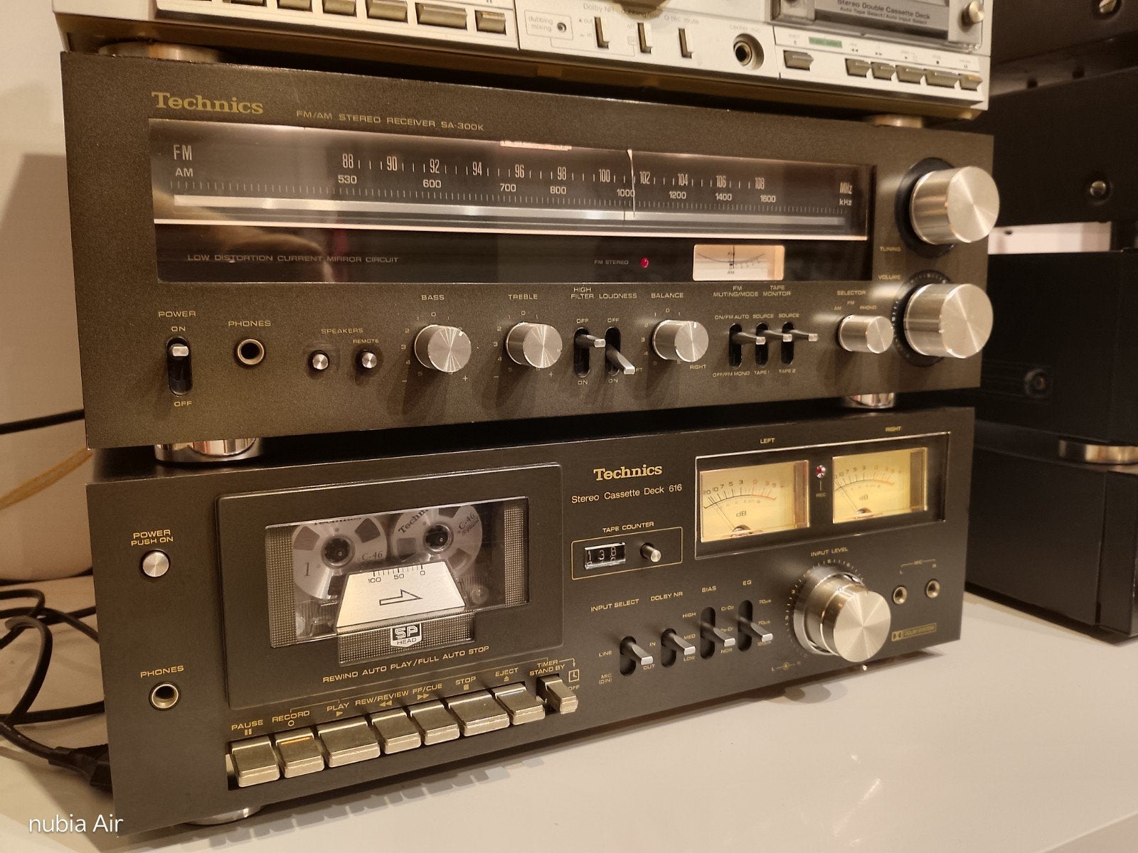 Technics SA-300K & Technics 616, Ophalen of Verzenden, Gebruikt, Cassettedeck, Overige merken