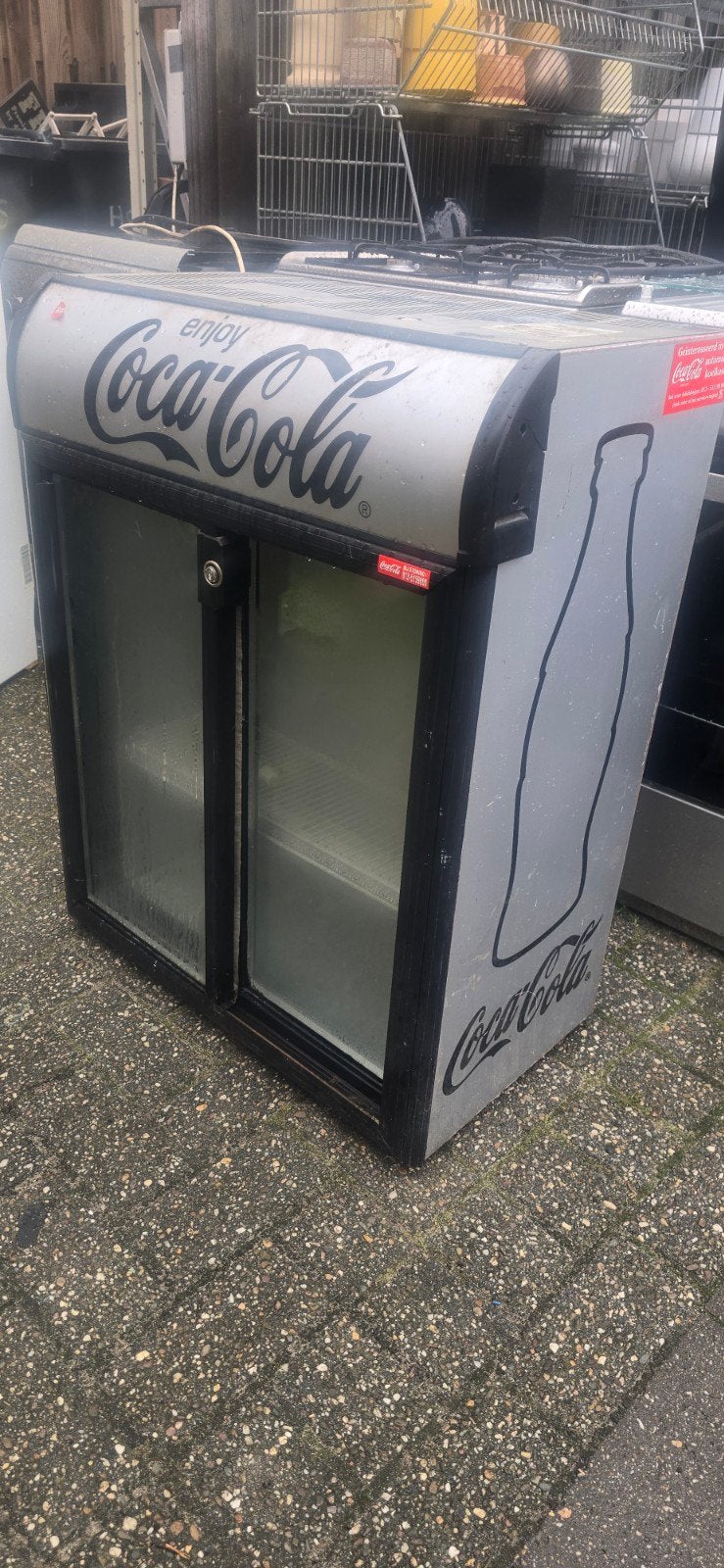 Coca Cola koelkast, 200 liter of meer, Ophalen, Zonder vriesvak, 160 cm of meer