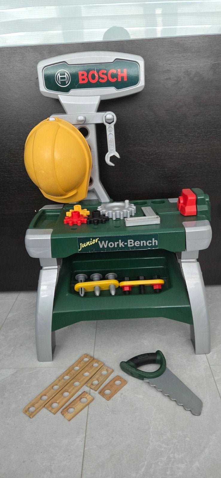 Bosch Junior Werkbank met gereedschap, Ophalen, Gebruikt, Jongen of Meisje
