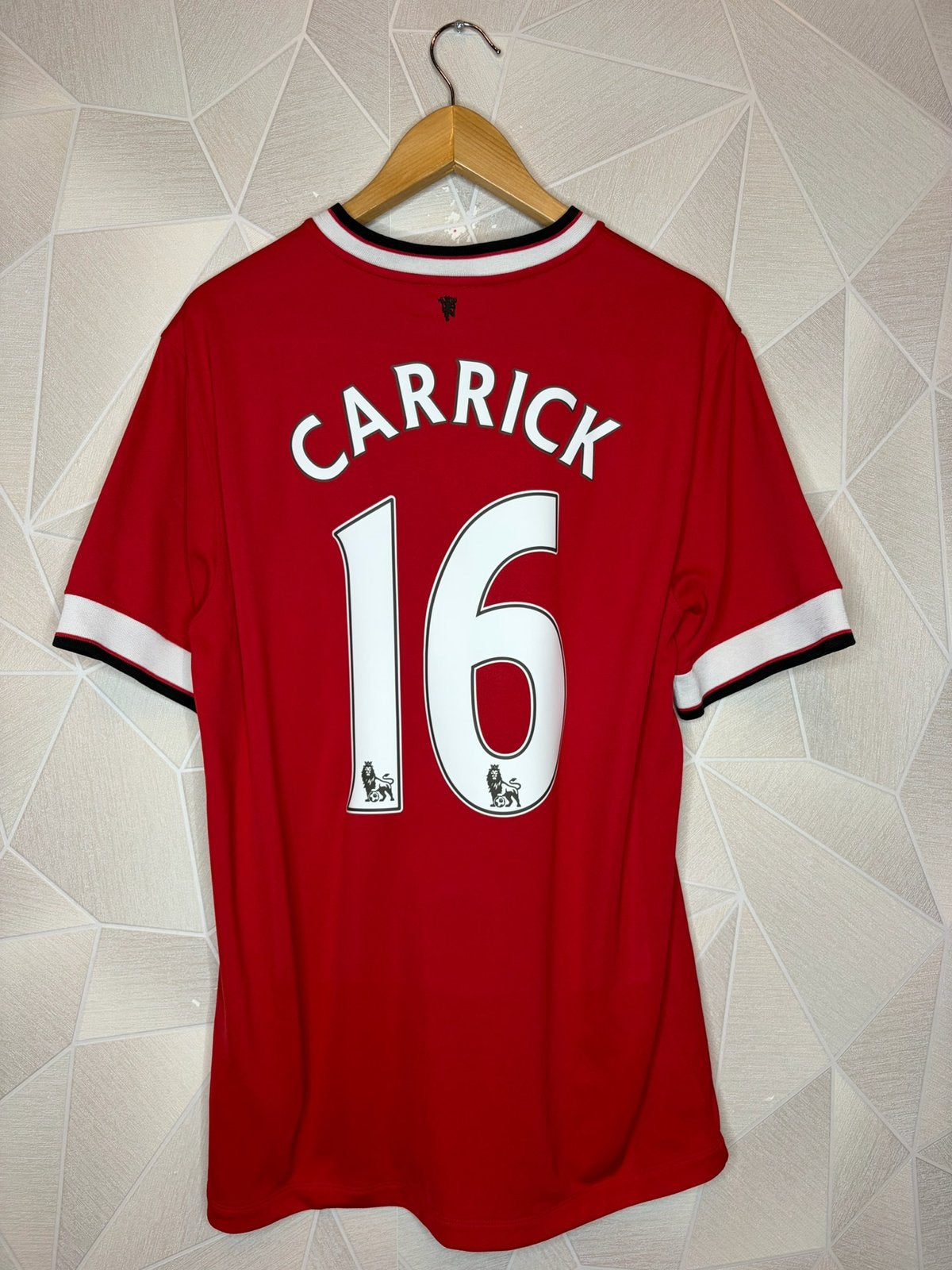 Manchester United 2014/2015 Carrick, Sport en Fitness, Shirt, ., Maat L, Ophalen of Verzenden