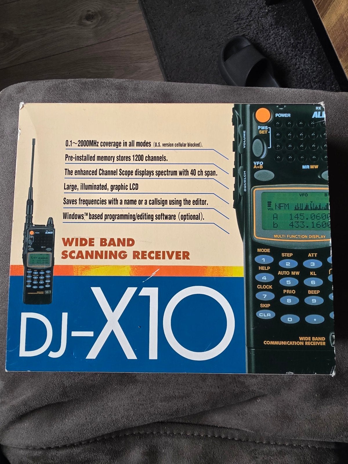 Alinco DJ-X10, Ophalen
