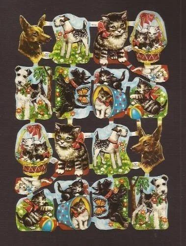 Kruger 98/133 Kleine hondjes en katjes poezieplaatjes, Verzenden