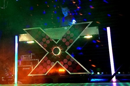 DJ Booth The X, Muziek en Instrumenten, Dj-sets en Draaitafels, Zo goed als nieuw, Dj-set, Overige merken, Ophalen