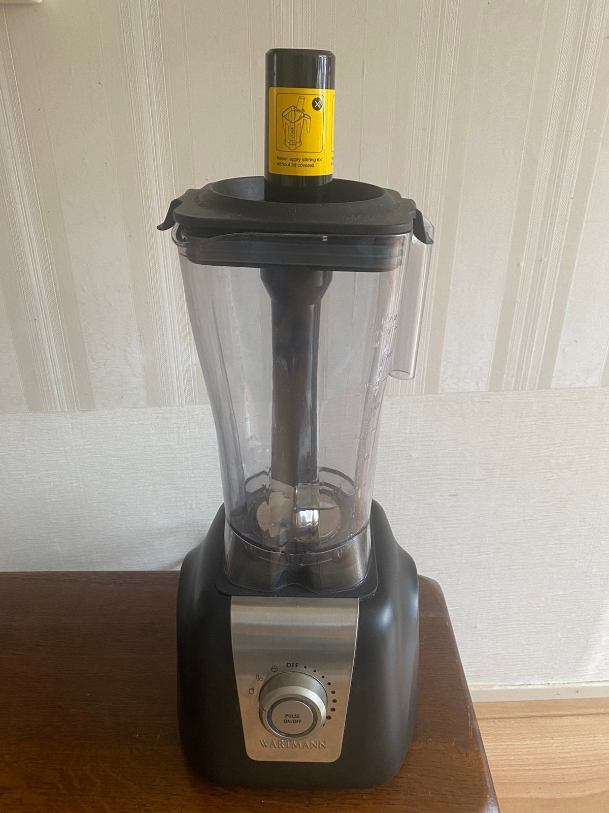 Wartmann  high speed blender als nieuw, 4 liter of meer, Ophalen of Verzenden, Zo goed als nieuw, 3 snelheden of meer