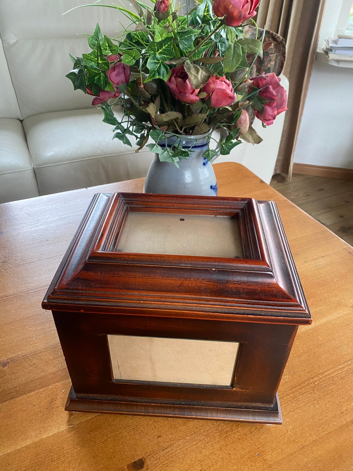 Vintage fotobox van hout, Ophalen of Verzenden, Zo goed als nieuw