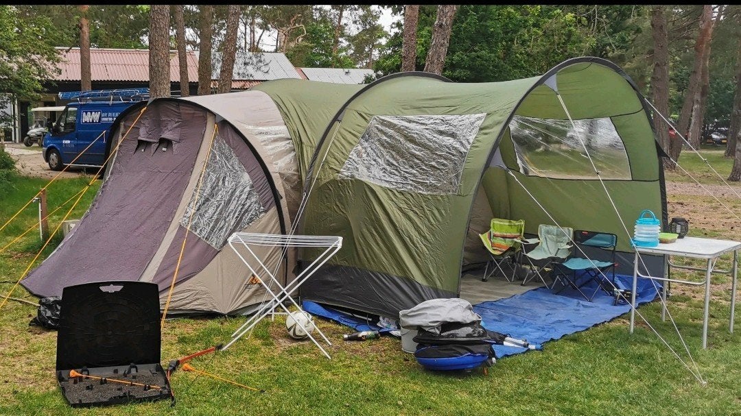Safarica Timanfaya 6-persoons tunneltent, Ophalen, Gebruikt, Meer dan 6