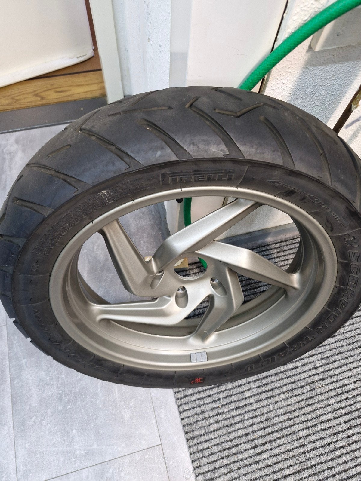 Pirelli scorpion trail 2 gebruikte banden., Motoren, Ophalen