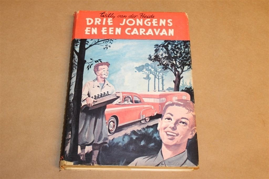 3 Jongens en een Caravan — vd Heide, Bob Evers 1e dr 1953, Ophalen of Verzenden, Gelezen