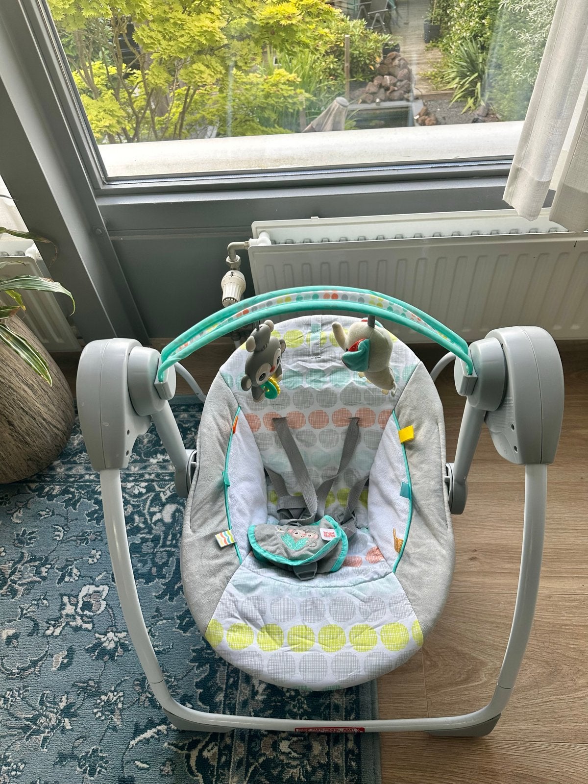Bright Starts babyschommel met speeltjes, Ophalen, Zo goed als nieuw