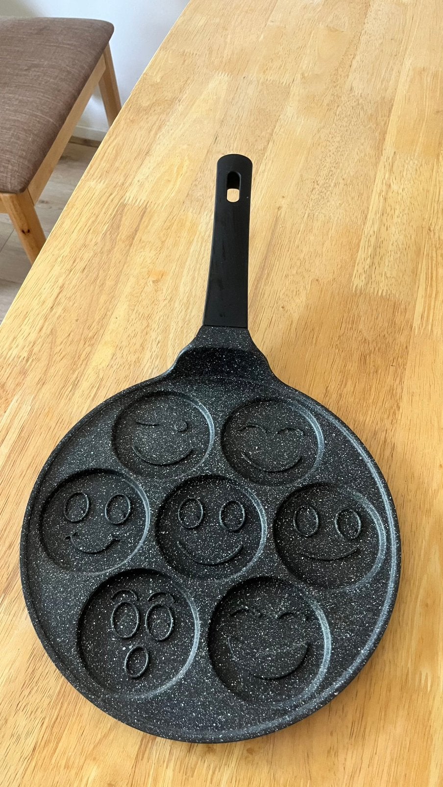 Pancake pan, Antiaanbaklaag, Ophalen, Zo goed als nieuw, Aluminium
