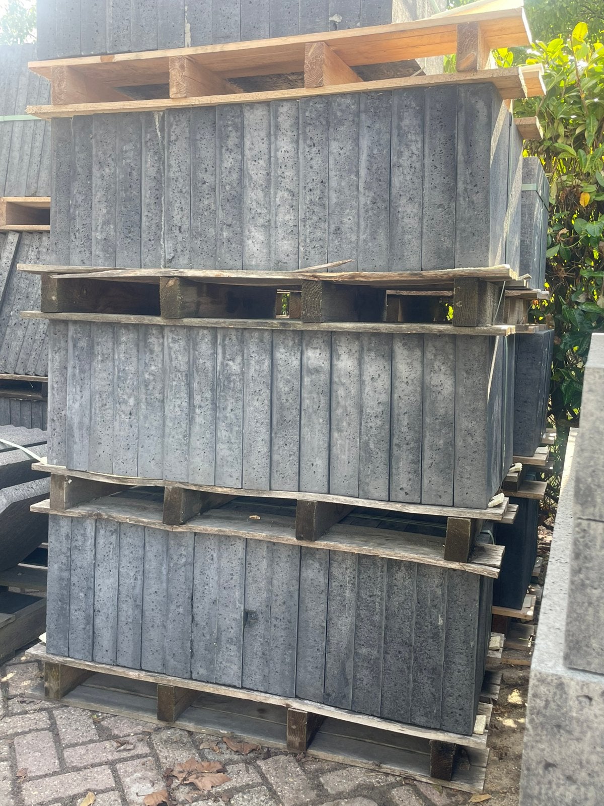 25 m2 Oud Hollandse tegels 60x40x7cm Antraciet RESTPARTIJ, Ophalen, Nieuw, Beton, Terrastegels