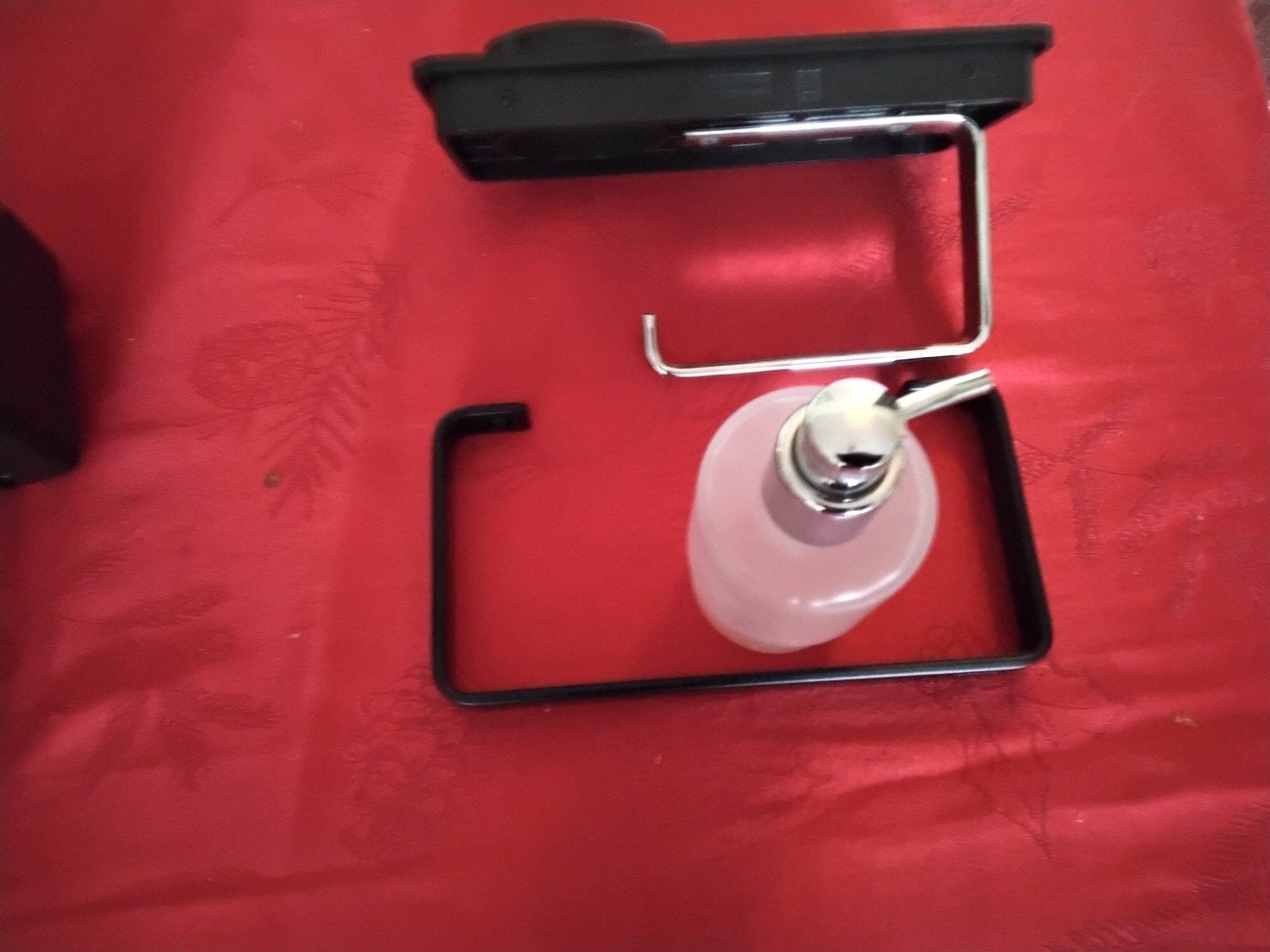 Geesa Frame badkameraccessoires - showroommodellen, Ophalen of Verzenden, Nieuw, Zwart, Handdoek