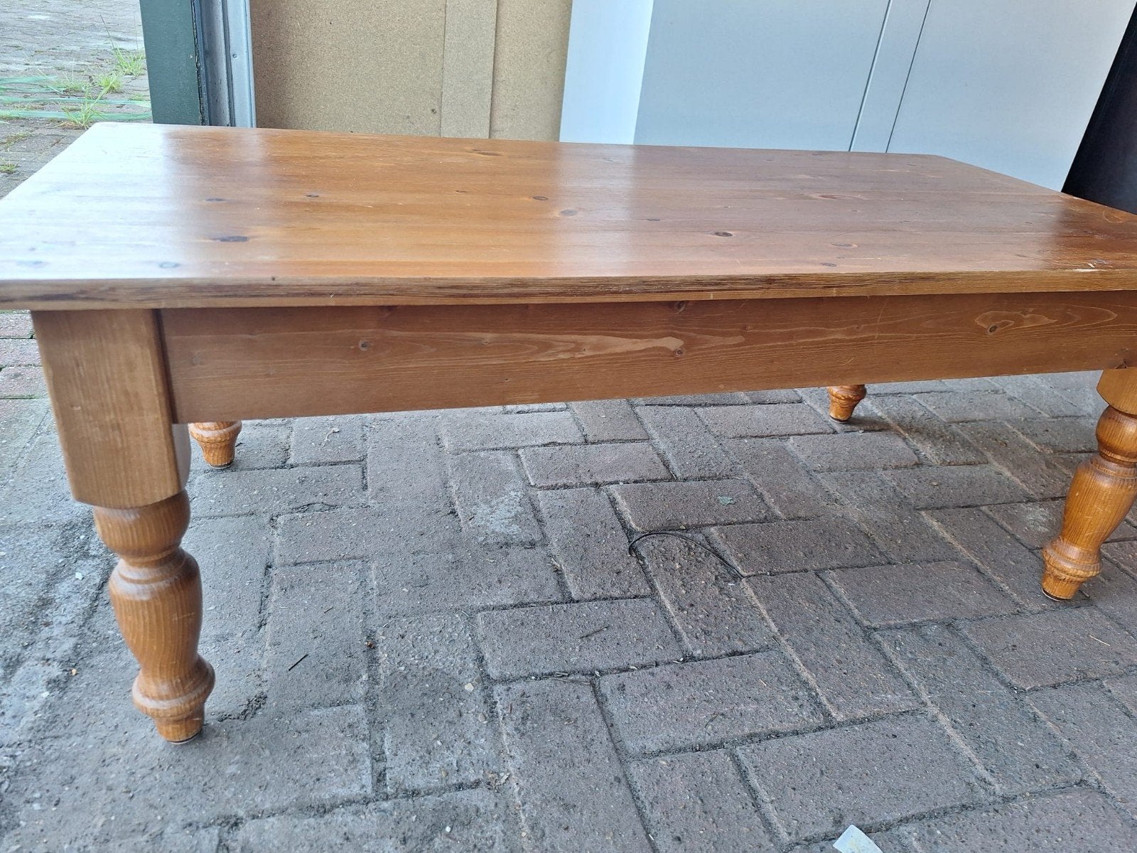 Salontafel, 4 houten cafe stoelen, 2 bidstoelen, Antiek en Kunst, Ophalen of Verzenden