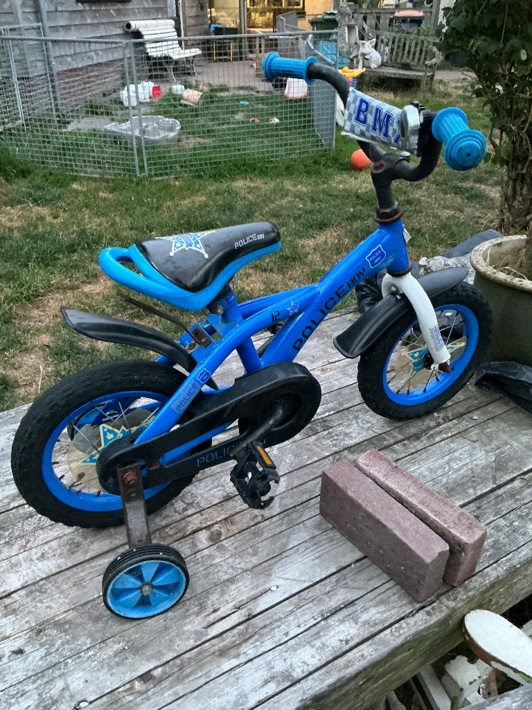 Kinderfiets, Ophalen, Gebruikt, Minder dan 16 inch, Zijwieltjes