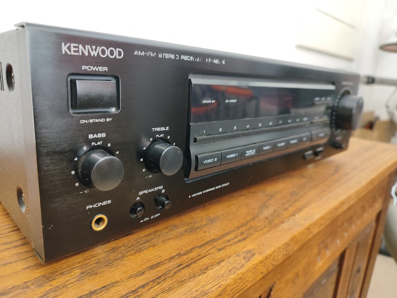 Kenwood kr-a 5040 stereo receiver, Gebruikt, 60 tot 120 watt, Stereo, Ophalen