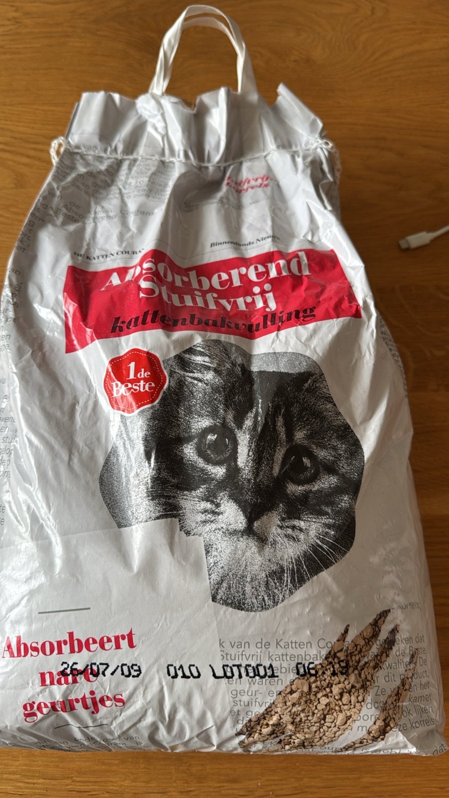 Kattenbakvulling (2 zakken), Dieren en Toebehoren, Ophalen, Nieuw, Gesloten