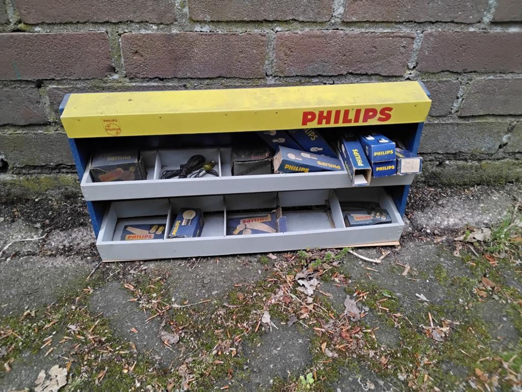 UNIEK PHILIPS LAMPENKASTJE, Ophalen of Verzenden
