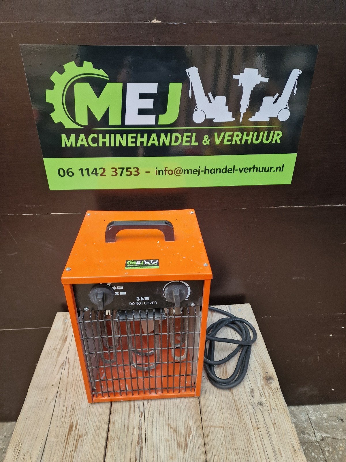 TE HUUR 3,0kw electro heater, Ophalen, Gebruikt, ., .