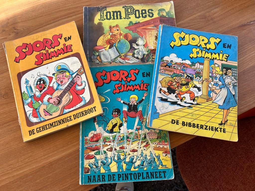 Tom Poes en Sjors en Sjimmie stripboeken met plaatjes, Meerdere stripboeken, Ophalen, Gelezen