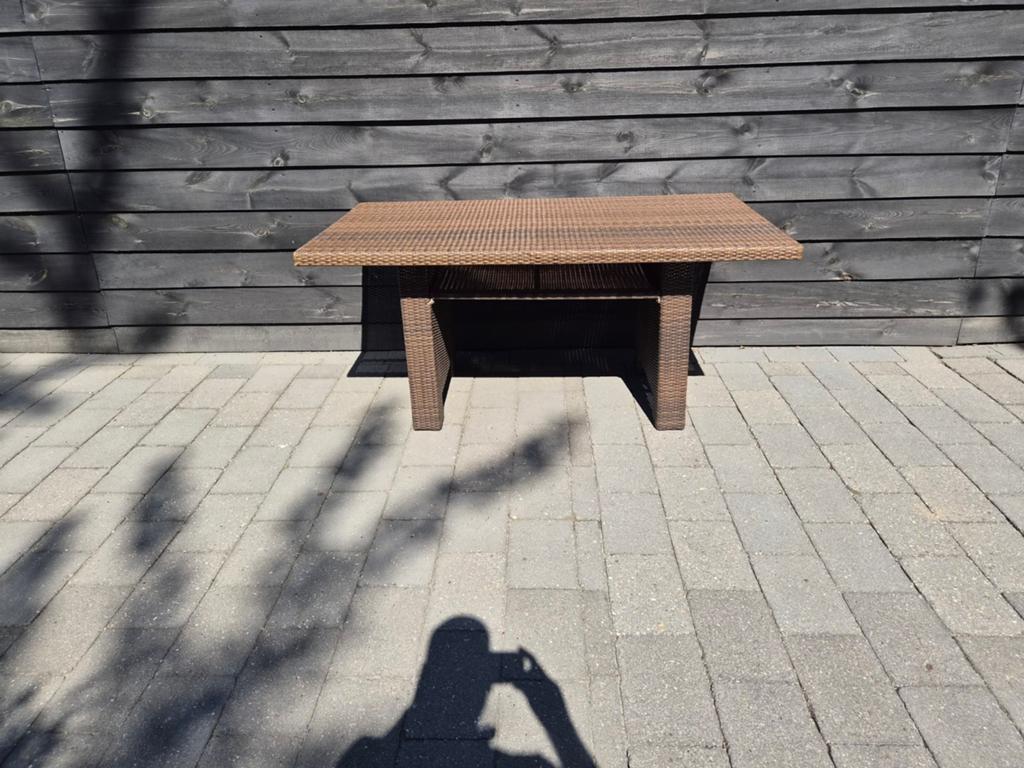 Tuintafel 160x90 cm - Gebruikt, Ophalen, Gebruikt, Nvt, Rechthoekig