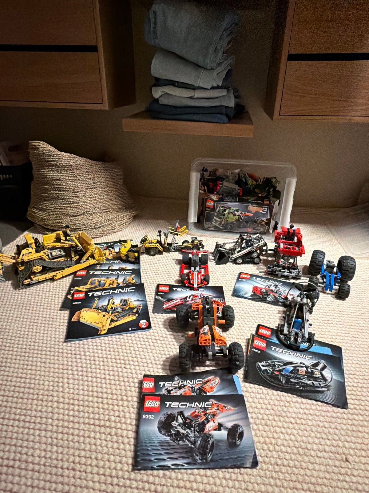 Grote collectie LEGO Technic sets met handleidingen, Ophalen, Gebruikt