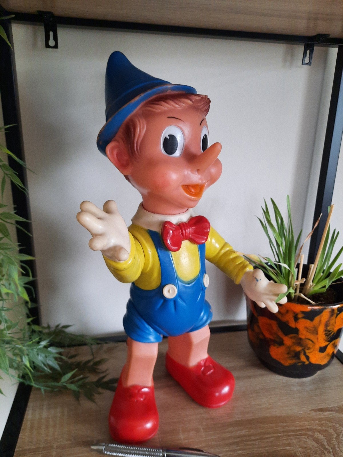 Pinokkio pop rubber., Verzamelen, Ophalen of Verzenden, Gebruikt, Pop