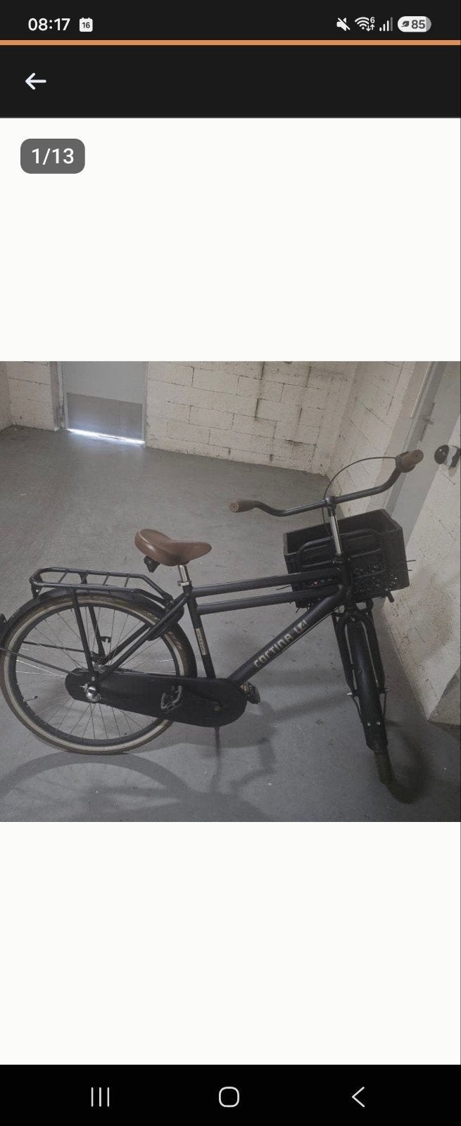 Cortina fiets 26 inch - ideaal voor kinderen tot 150 cm, Ophalen, Gebruikt, Terugtraprem, Overige merken