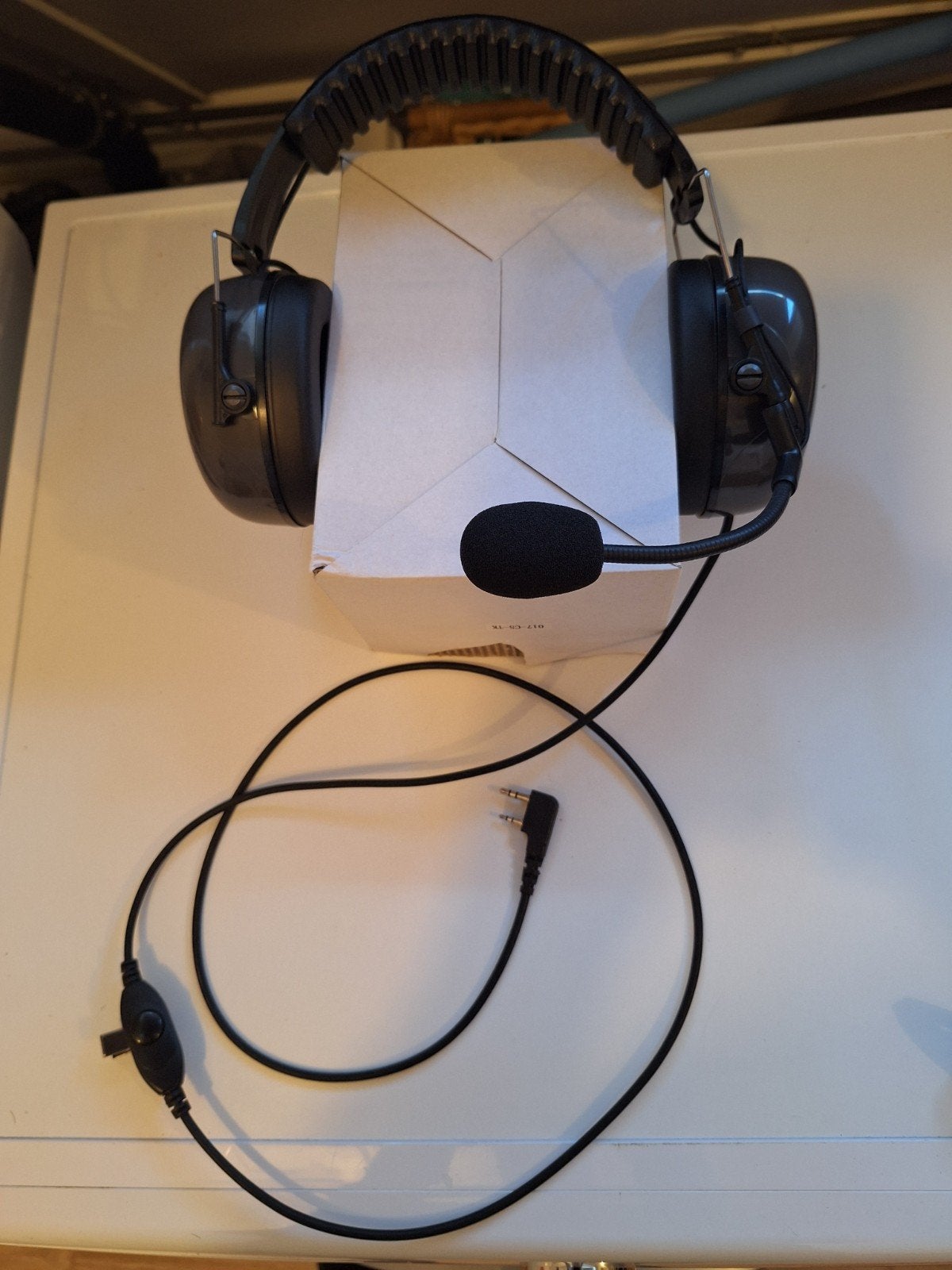 Headset met 2 pins porto aansluiting voor o.a. Kenwood, Telecommunicatie, Ophalen of Verzenden, Nieuw, Toebehoren, Handsfree-functie
