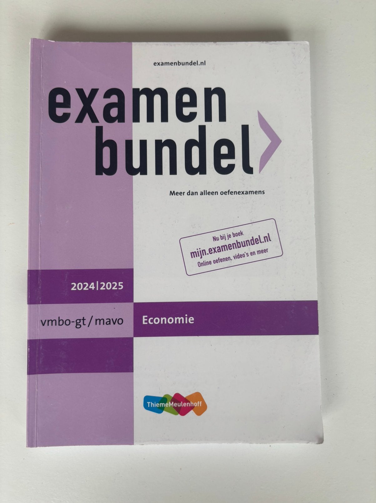 Examenbundel Economie VMBO TL/GL 2024/2025, Boeken, Schoolboeken, Ophalen, Zo goed als nieuw, VMBO, Economie