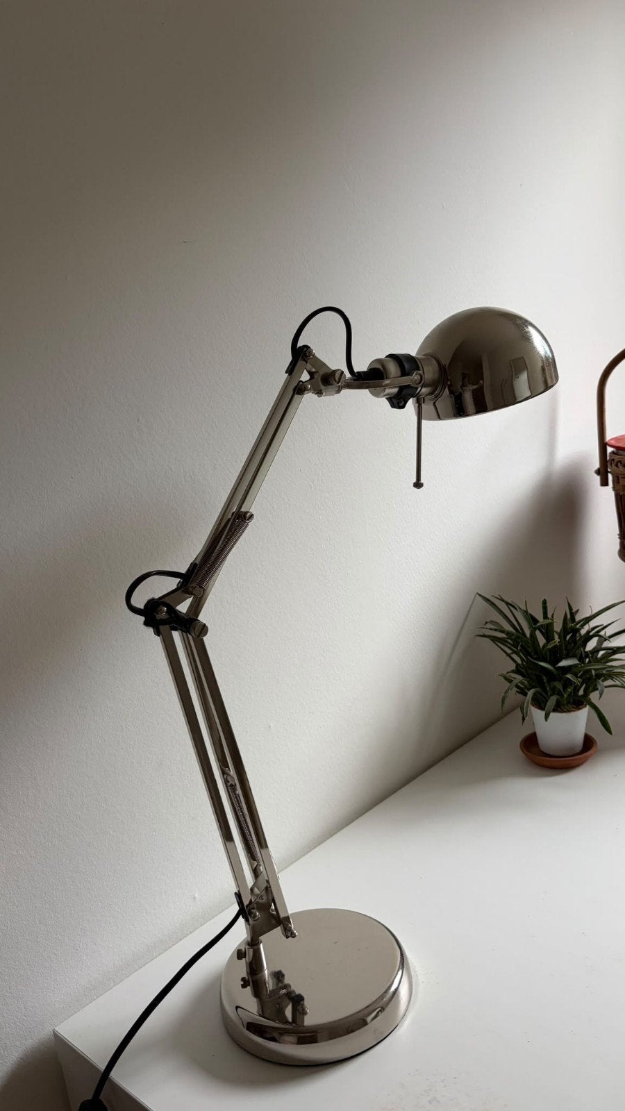 Verstelbare Bureaulamp - ikea, Ophalen, Bureaulamp, Gebruikt, E27 (groot)