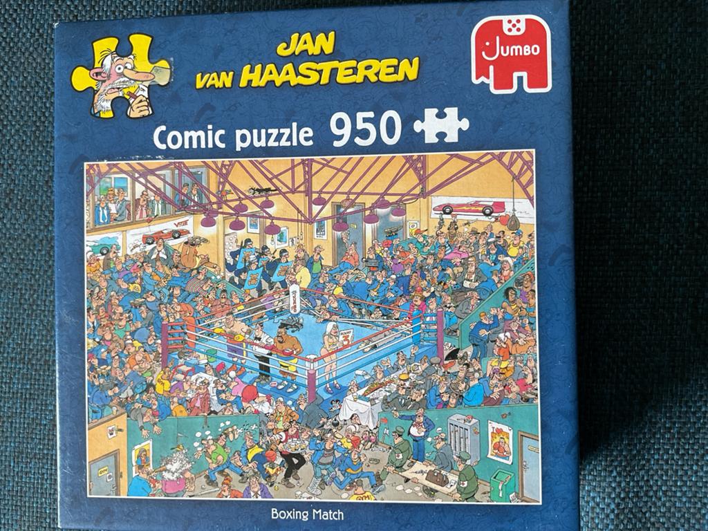 Jan van Haasteren - The Boxing Match - 950 stukjes, Ophalen, 500 t/m 1500 stukjes, Gebruikt, Legpuzzel