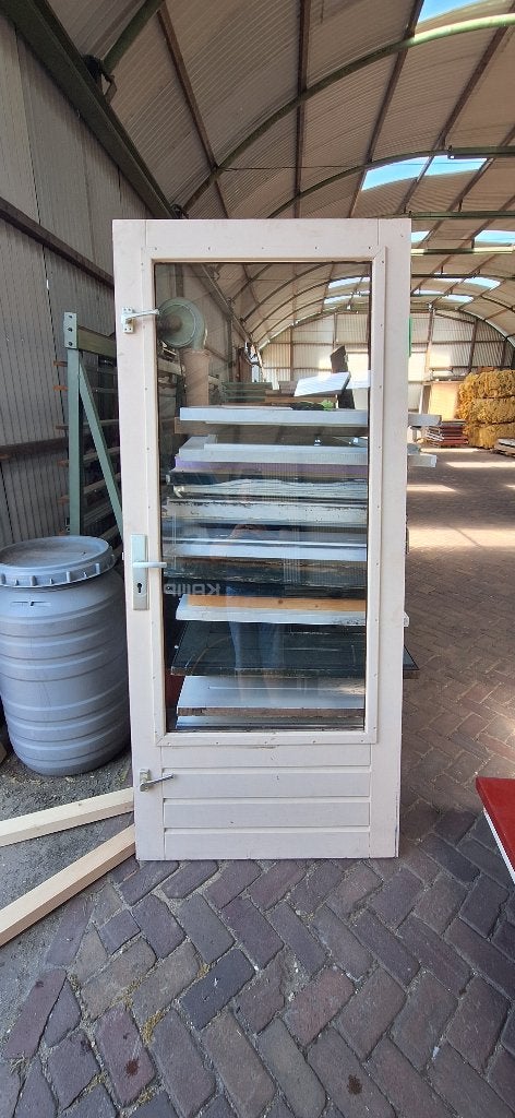 Achterdeur schuurdeur buitendeur deur 211.4 x 92.4 ( 067 ), Ophalen, Gebruikt, 80 tot 100 cm, Buitendeur