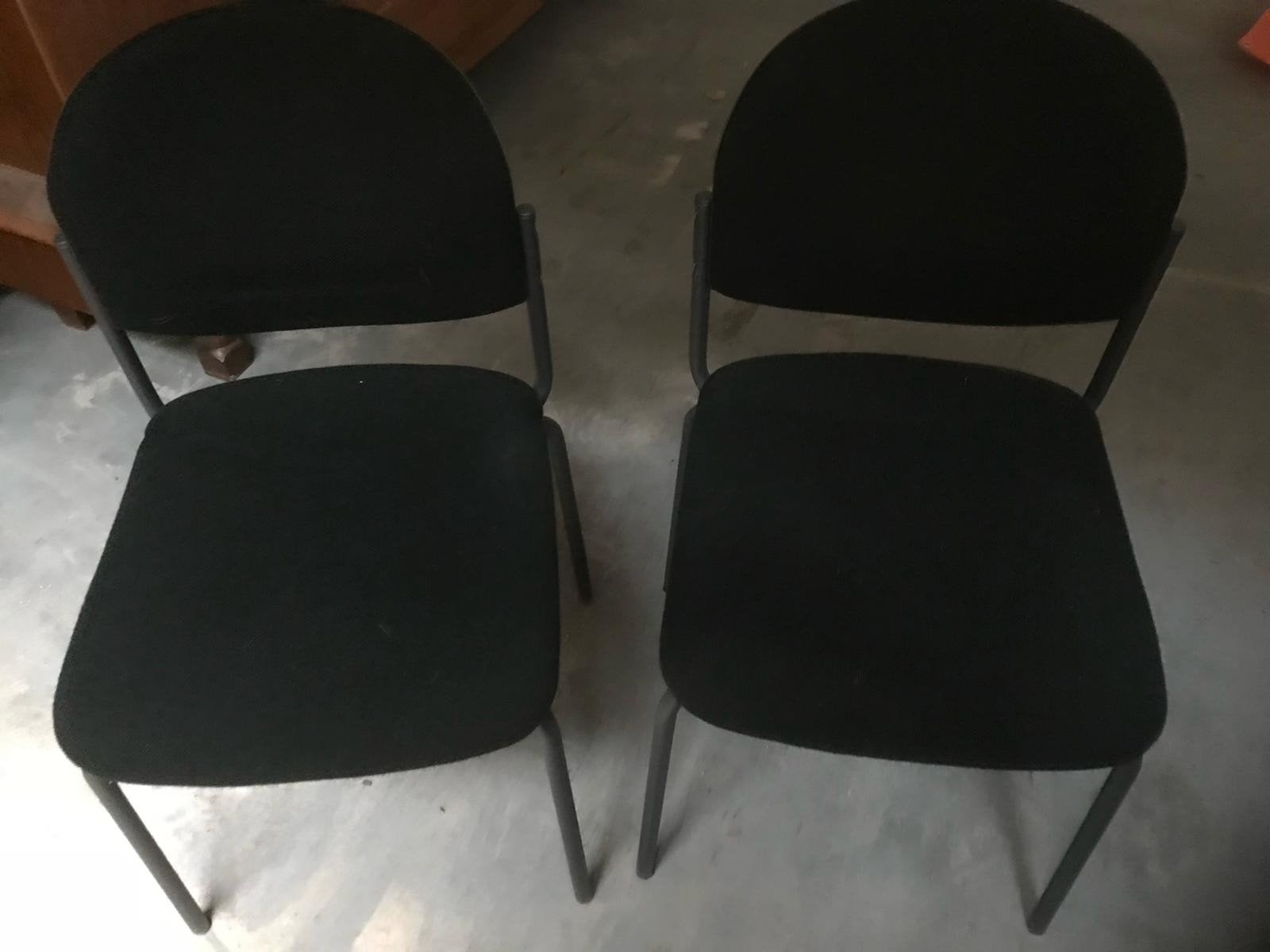 stapel stoelen, Huis en Inrichting, Stoelen, Ophalen, Gebruikt, Zwart, Vijf, Zes of meer stoelen