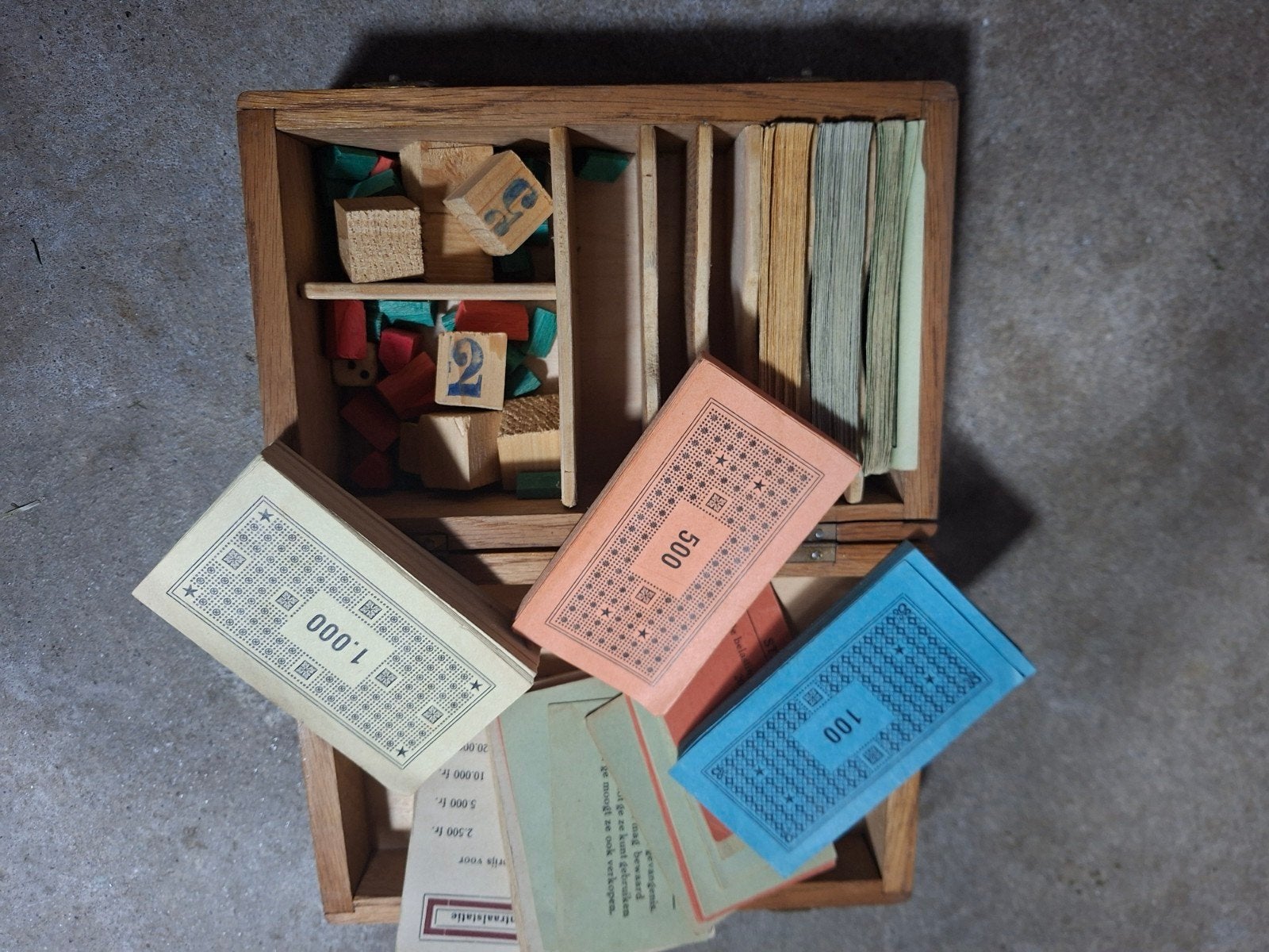 Vintage Monopoly oud speelgoed, Ophalen of Verzenden, Gebruikt