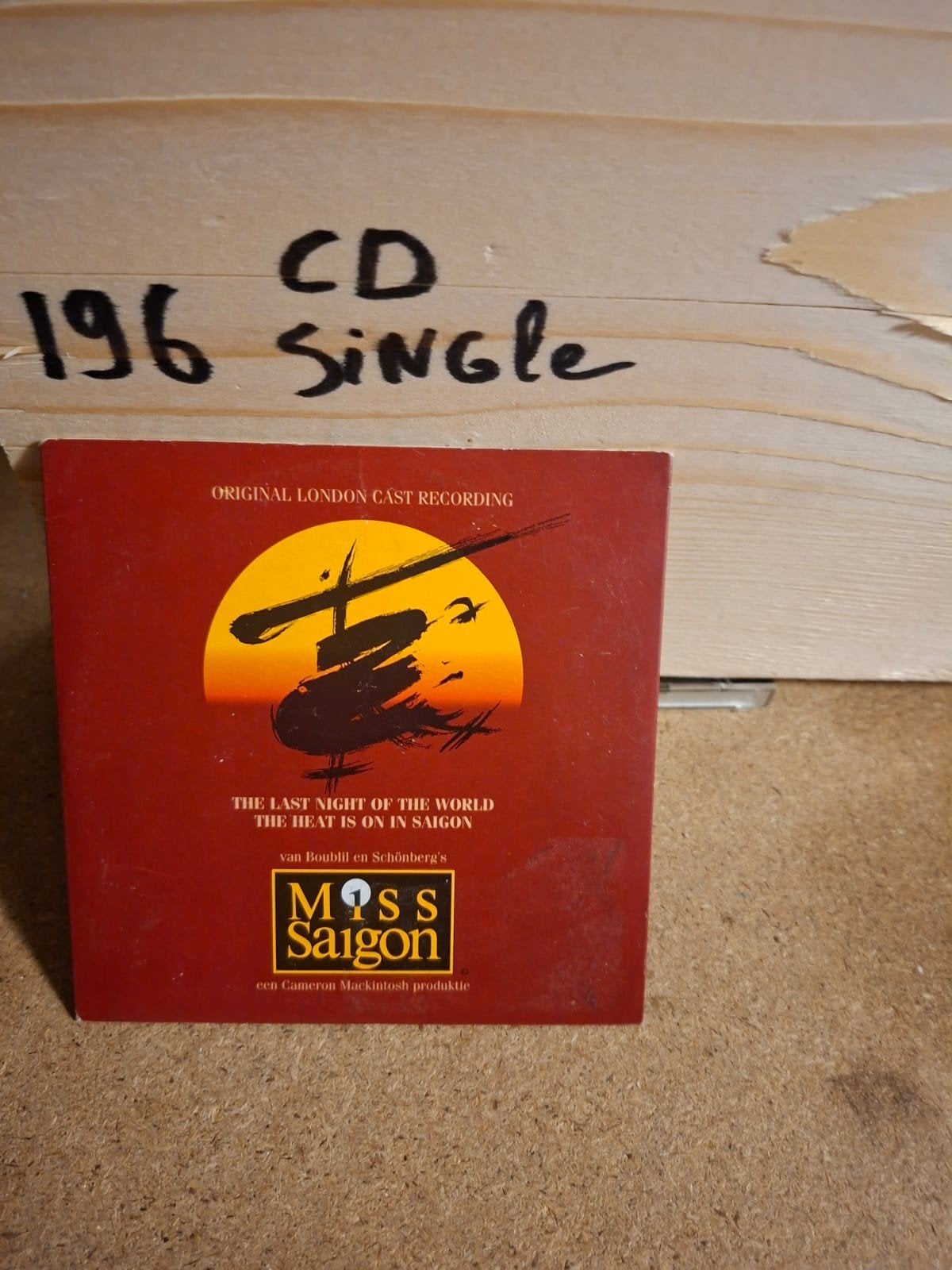 Miss Saigon - Original London Cast Recording CD Single, Cd's en Dvd's, Ophalen of Verzenden, Gebruikt, Filmmuziek en Soundtracks