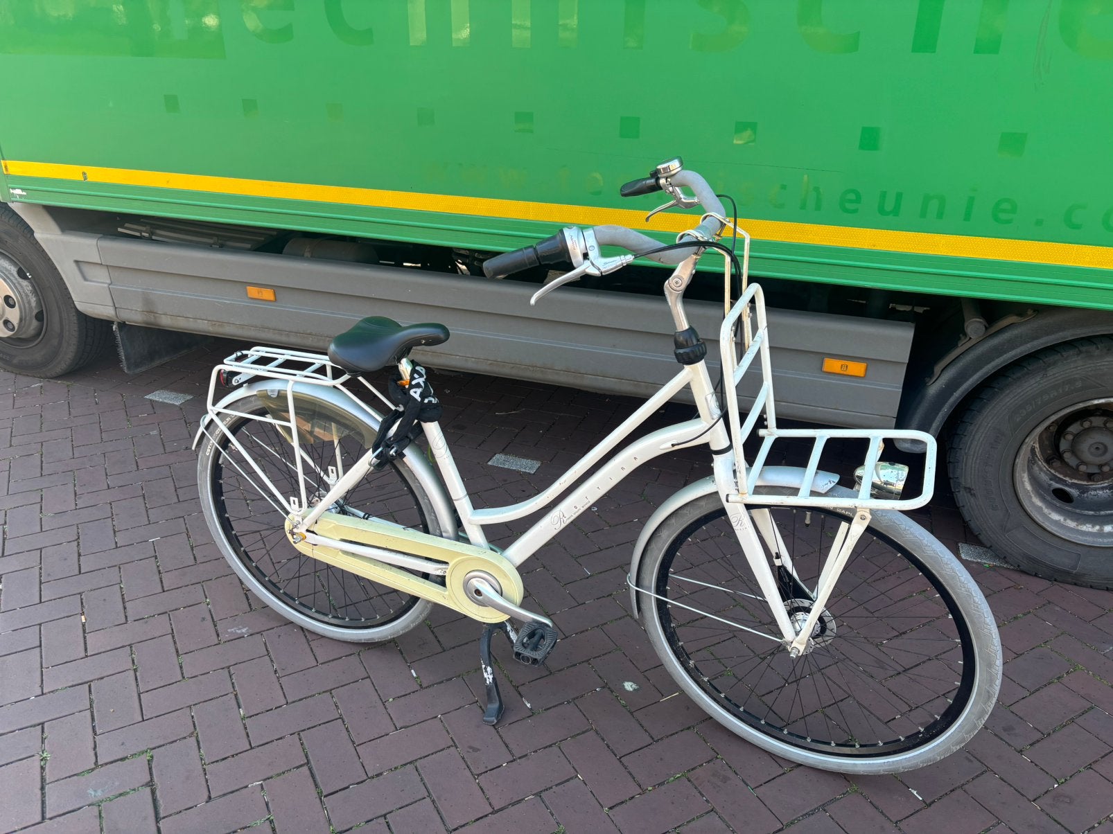 Omafiets Damesfiets Cortina Roots transport, 53 tot 56 cm, Ophalen, Gebruikt, Versnellingen