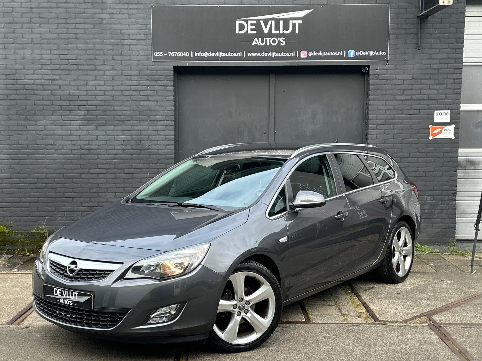 Opel Astra Sports Tourer 1.4 Turbo Sport | Navi | Climate Co, Voorwielaandrijving, Stof, Gebruikt, Zwart