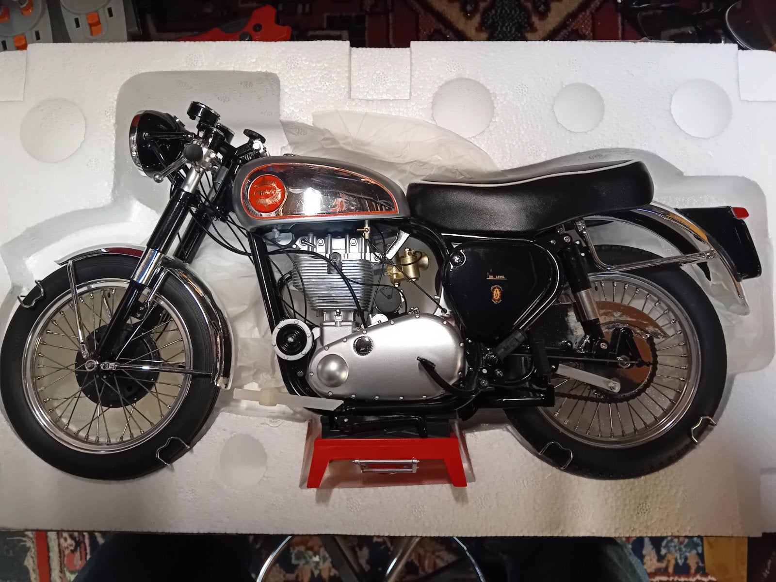 1956 BSA Goldstar Clubman schaalmodel 1:6 Limited Edition, Ophalen of Verzenden, Nieuw, Motor
