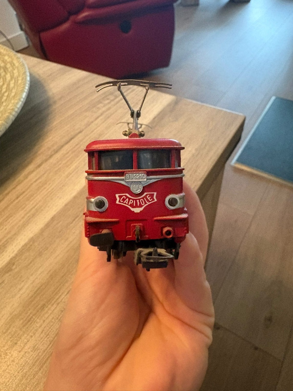 Lima Trein BB 9210 SNCF Capitole Locomotief, Hobby en Vrije tijd, Overige merken, Gebruikt, Ophalen of Verzenden, Gelijkstroom