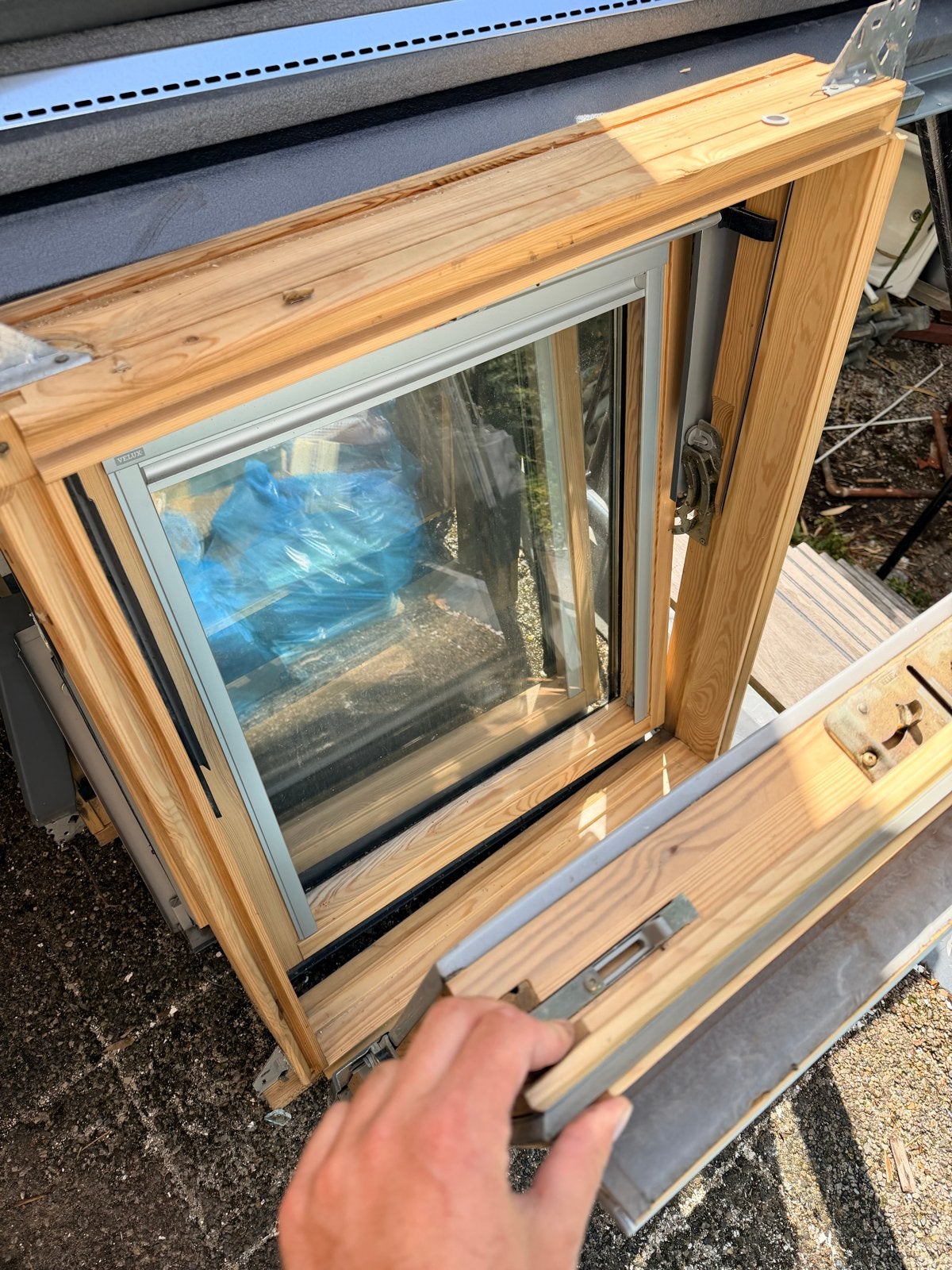 3x VELUX dakraam GGL M04 (78x98 cm) - In goede staat, Doe-het-zelf en Verbouw, Glas en Ramen, Ophalen, Minder dan 80 cm, 80 tot 120 cm