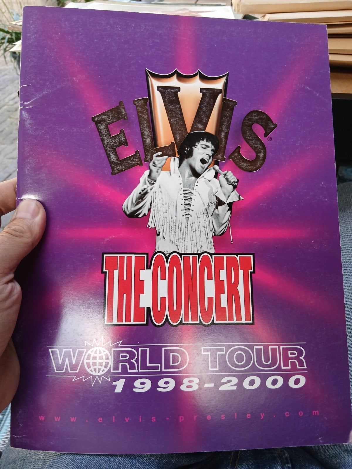 Elvis Presley Concert WorldTour 1998-2000 Prog.Boek japan, Ophalen of Verzenden, Zo goed als nieuw, Boek, Tijdschrift of Artikel